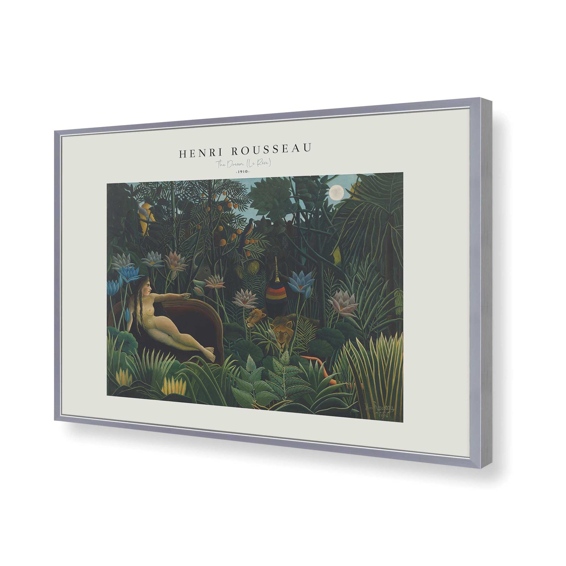 [Color:Polished Chrome], Picture of art in a Polished Chrome frame of the corner