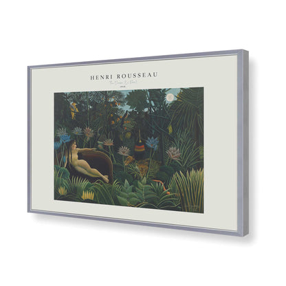 [Color:Polished Chrome], Picture of art in a Polished Chrome frame of the corner