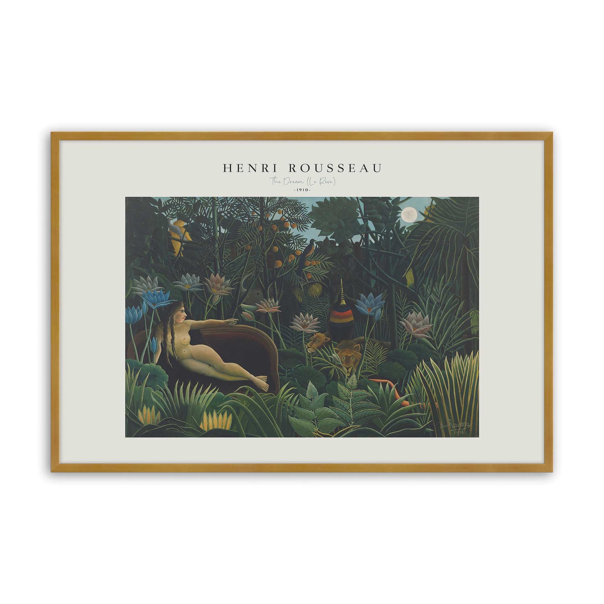 [Color:Polished Gold], Picture of art in a Polished Gold frame