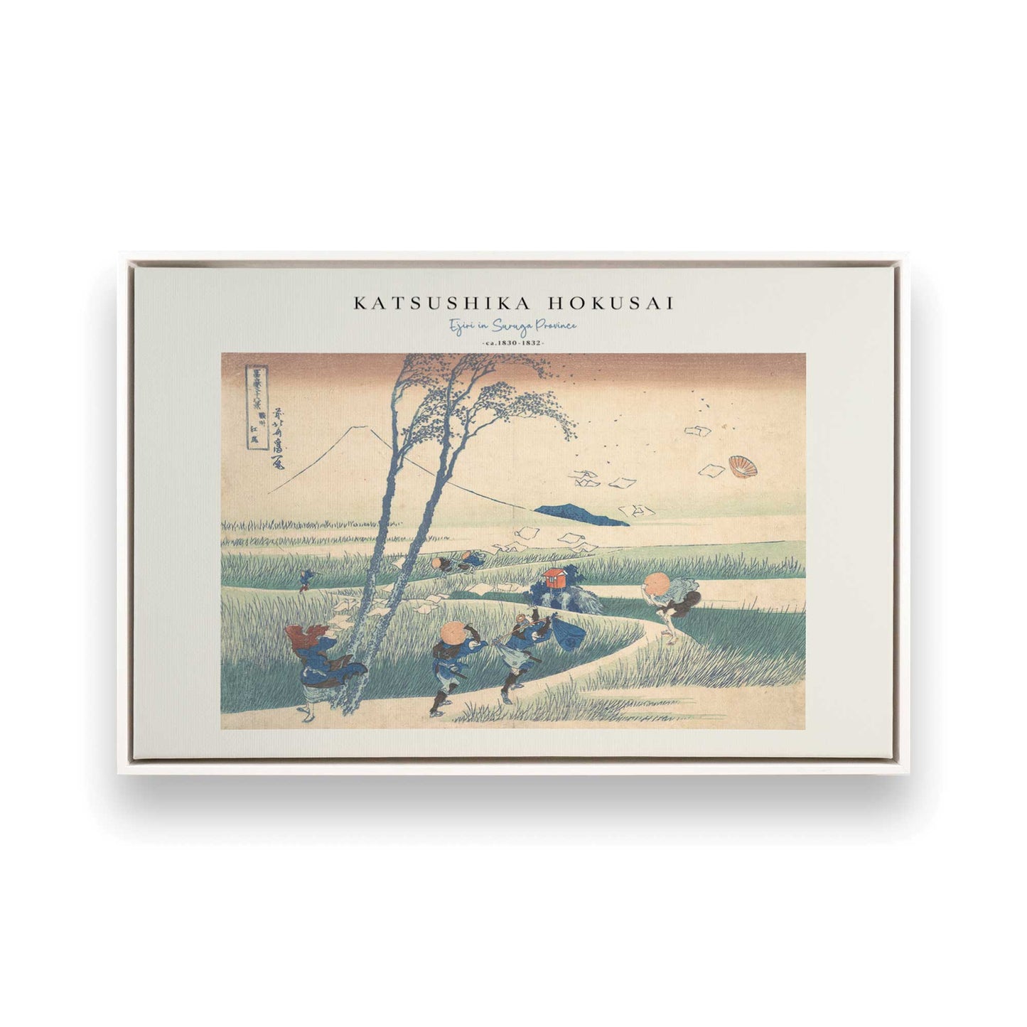[Color:Opaque White], Picture of art in a White frame
