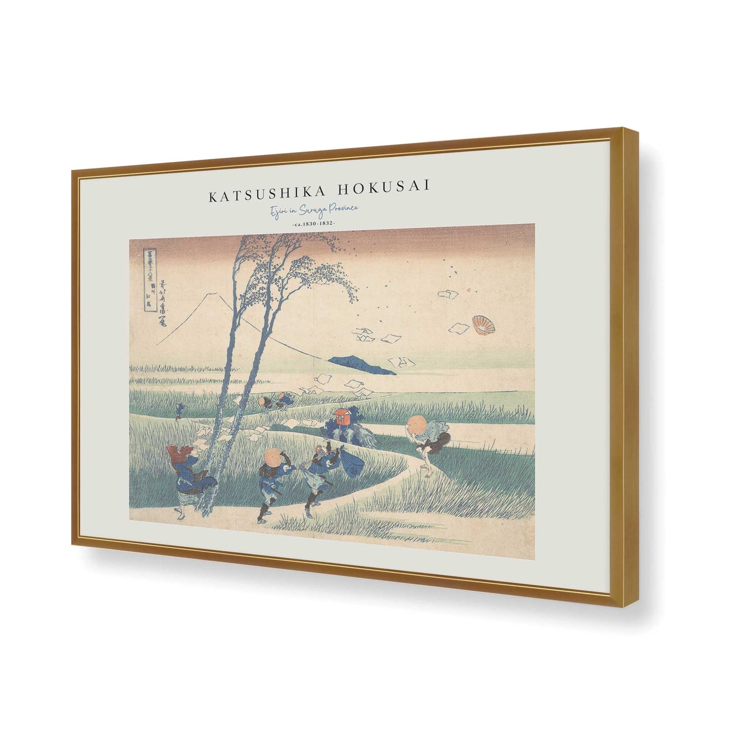 [Color:Polished Gold], Picture of art in a Polished Gold frame of the corner