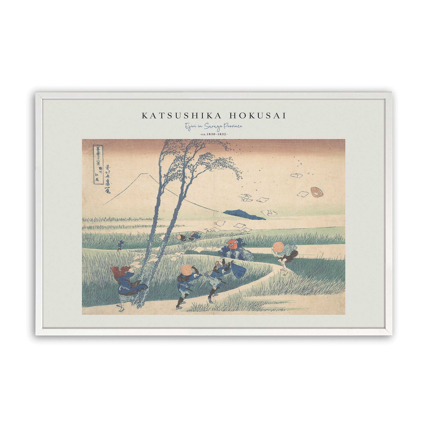 [Color:Opaque White], Picture of art in a Opaque White frame