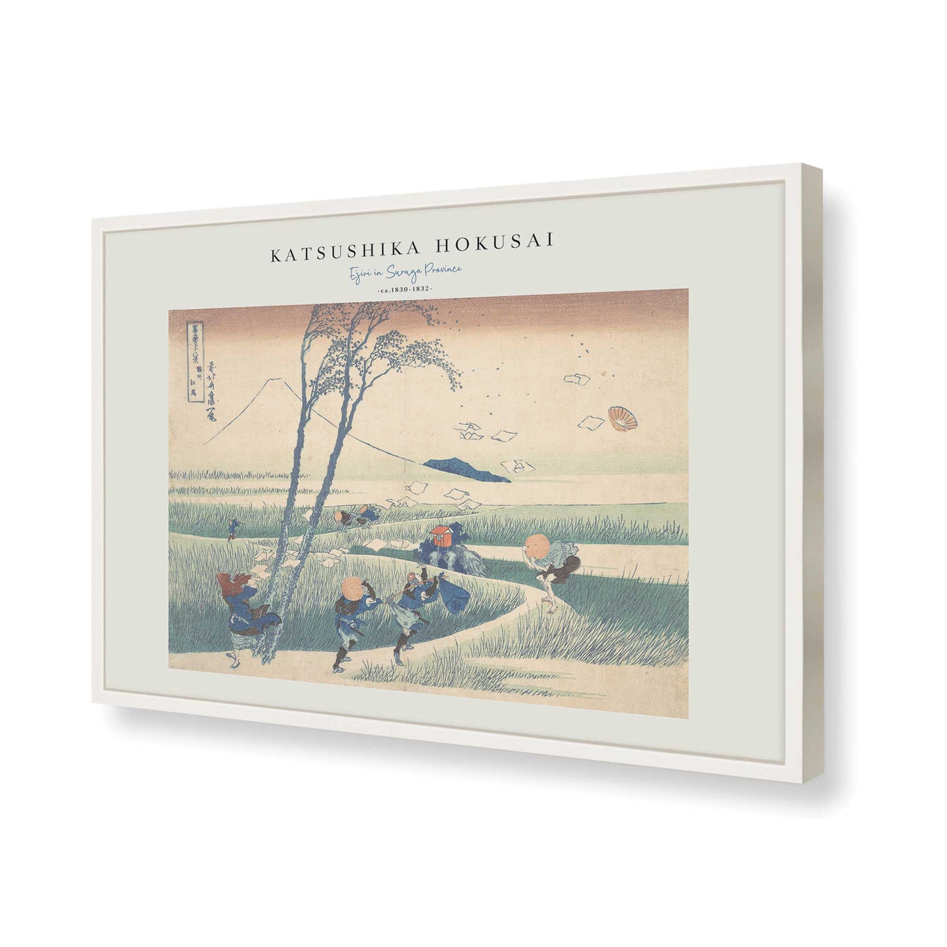 [Color:Opaque White], Picture of art in a Opaque White frame of the corner