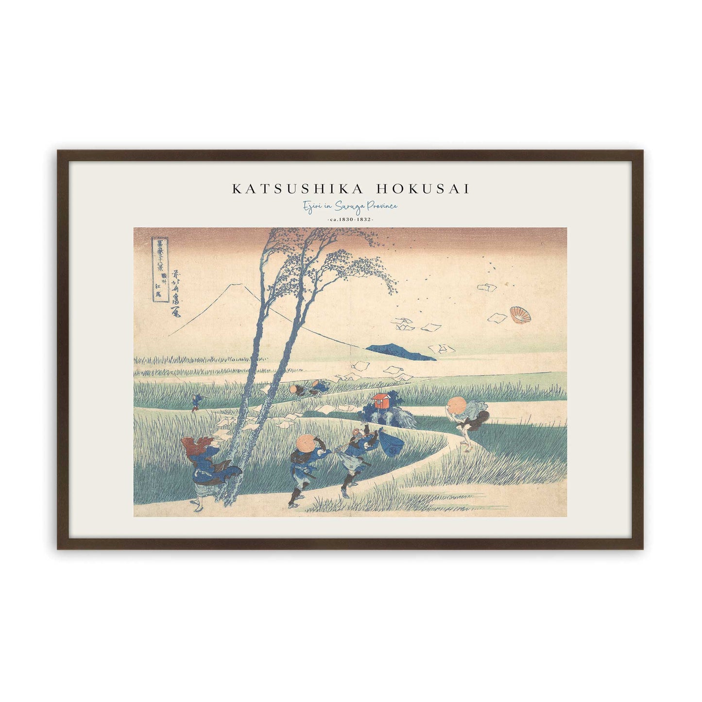 [Color:Belvinder Brown], Picture of art in a Belvinder Brown frame