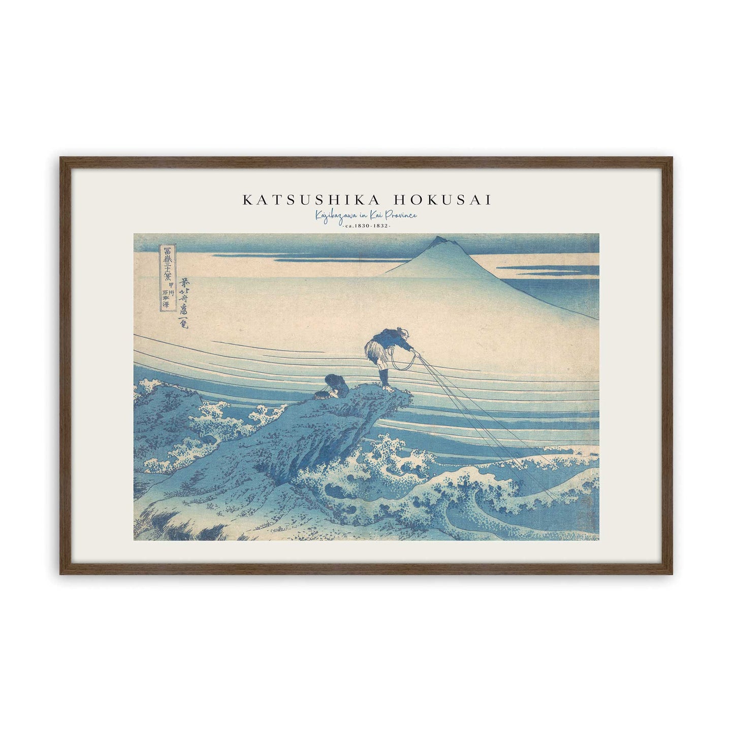 [Color:Walnut], Picture of art in a Walnut frame