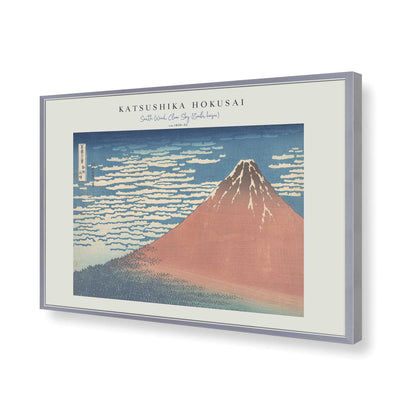 [Color:Polished Chrome], Picture of art in a Polished Chrome frame of the corner