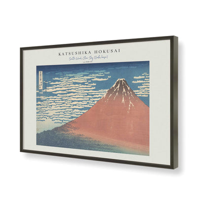 [Color:Satin Black], Picture of art in a Satin Black frame of the corner