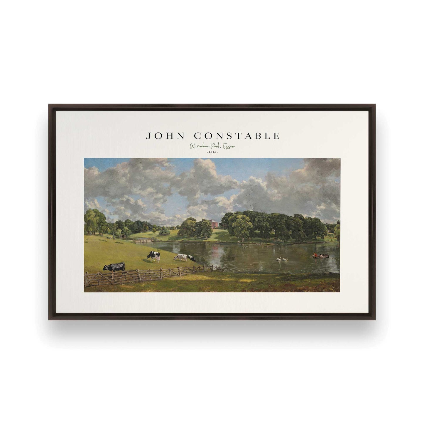 [Color:Espresso], Picture of art in a Espresso frame