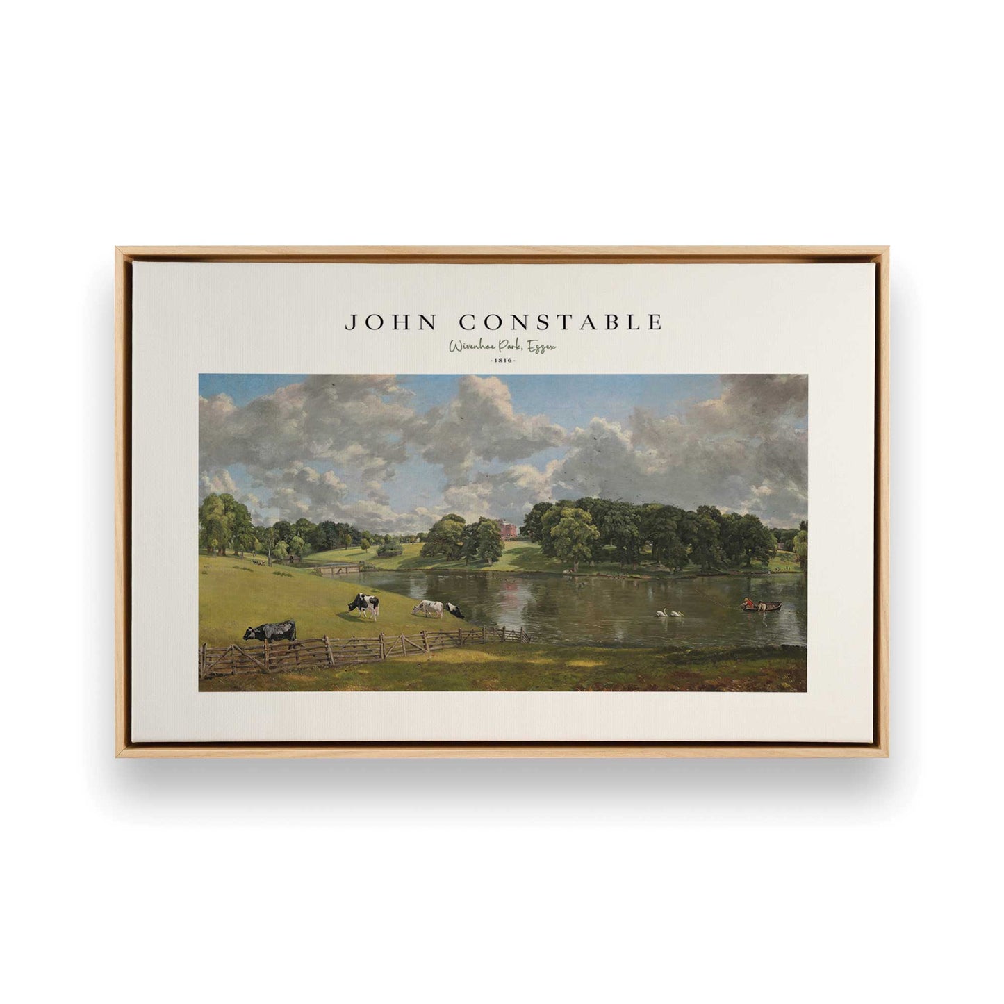 [Color:American Maple], Picture of art in a American Maple frame