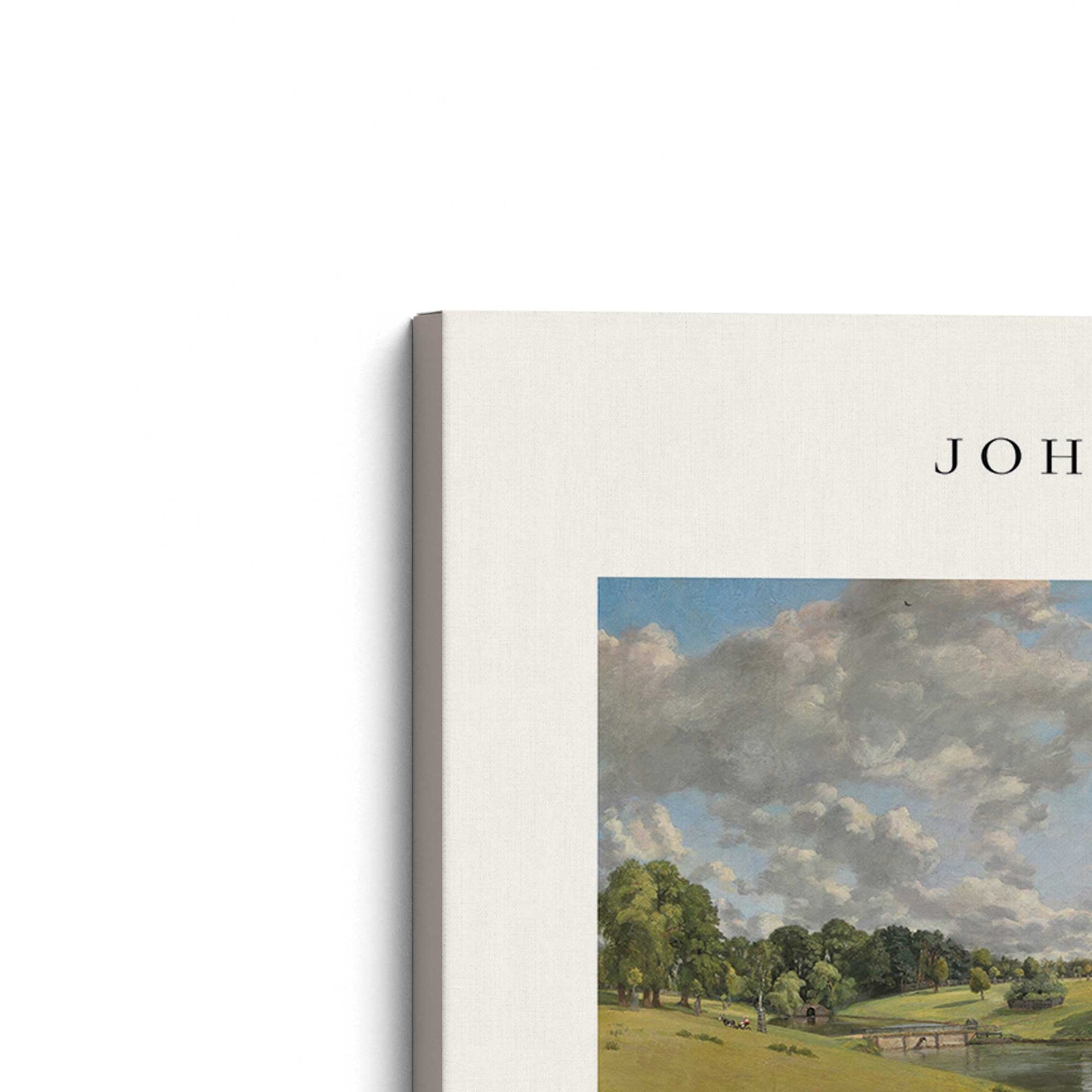 [Color:Stretched Canvas], Picture of the corner of the art