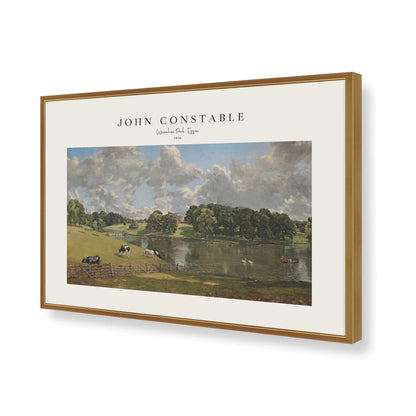 [Color:Polished Gold], Picture of art in a Polished Gold frame of the corner