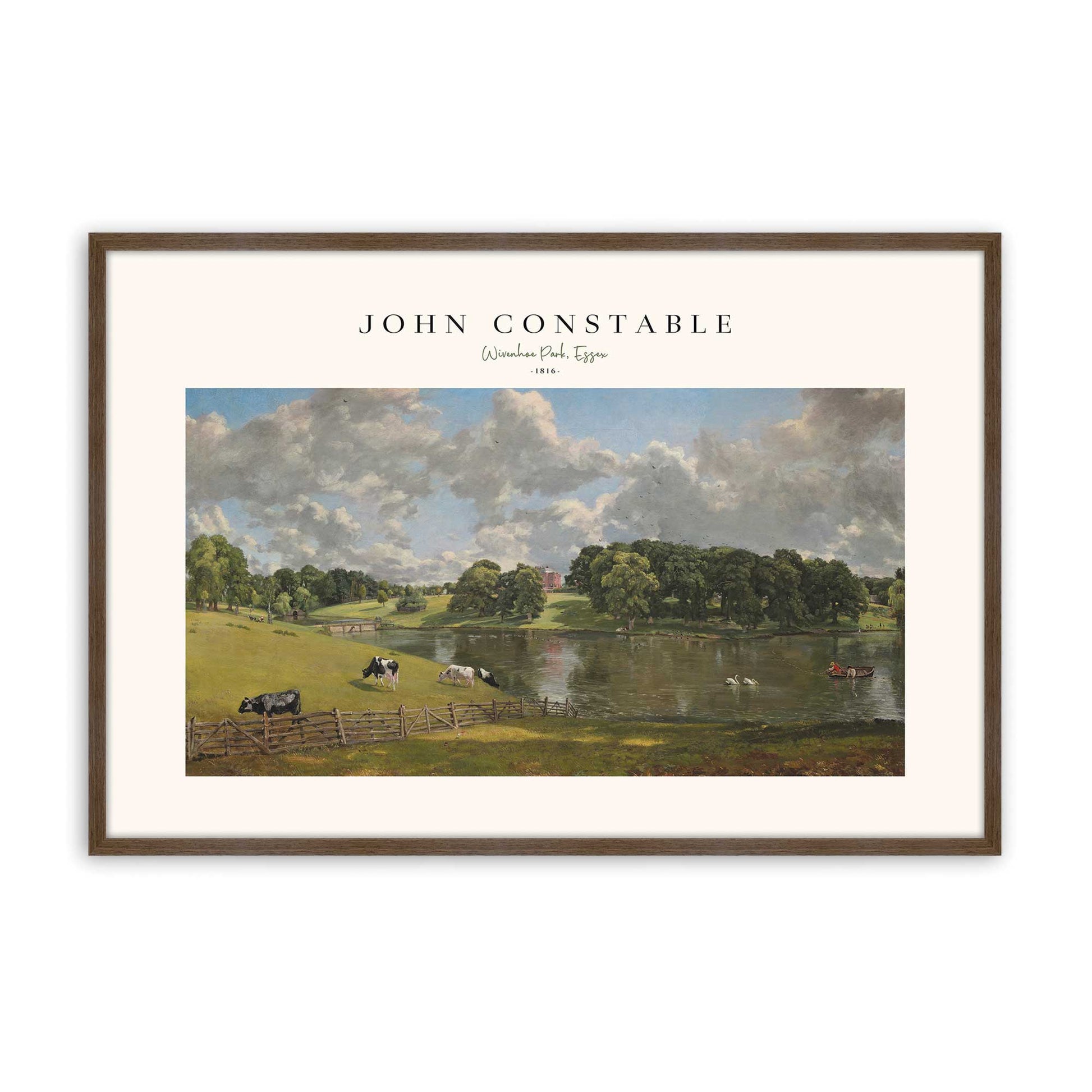 [Color:Walnut], Picture of art in a Walnut frame