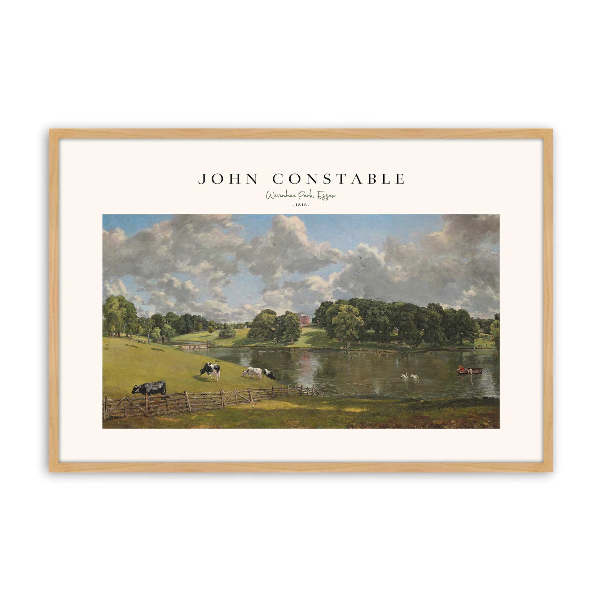 [Color:American Maple], Picture of art in a American Maple frame