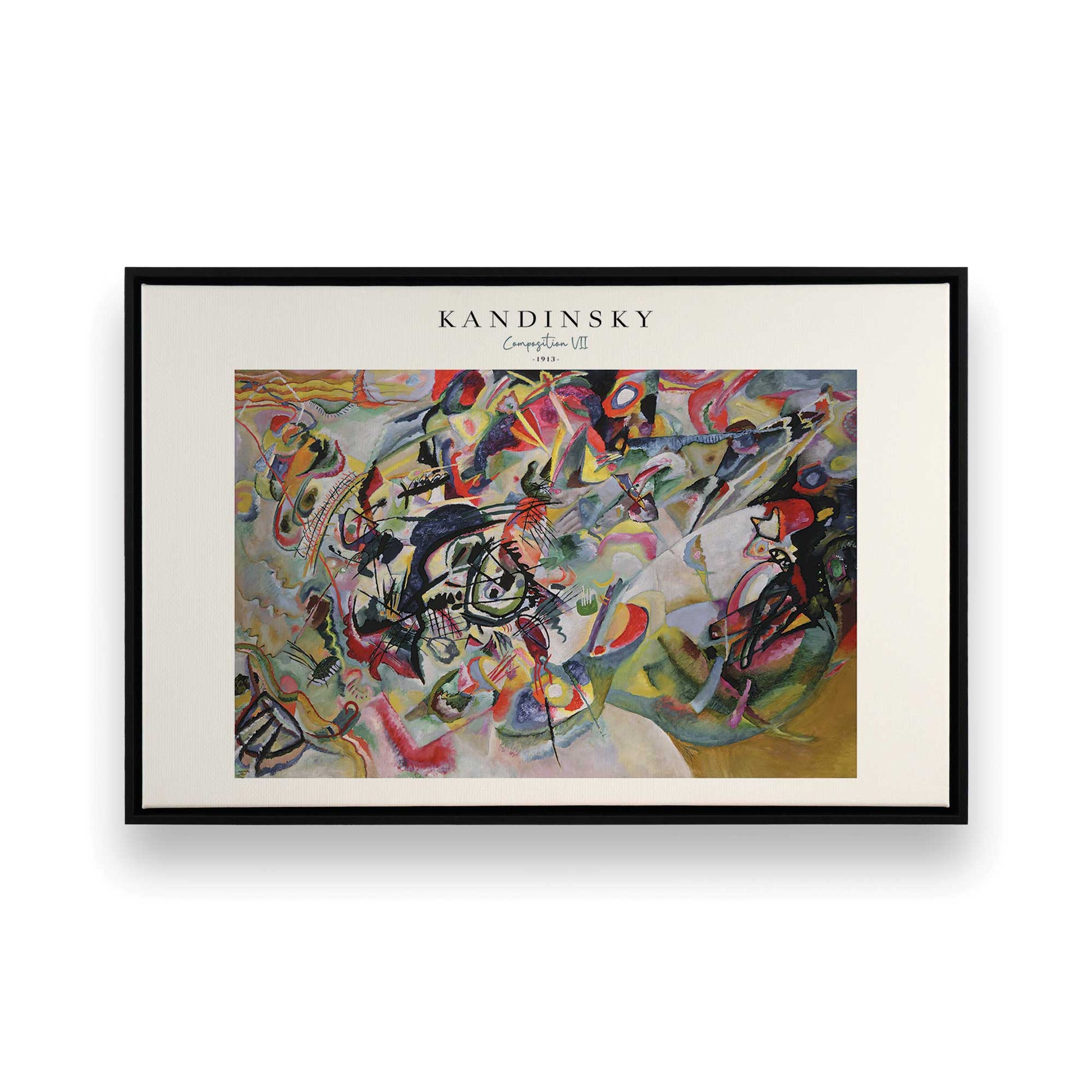 [Color:Satin Black], Picture of art in a Satin Black frame
