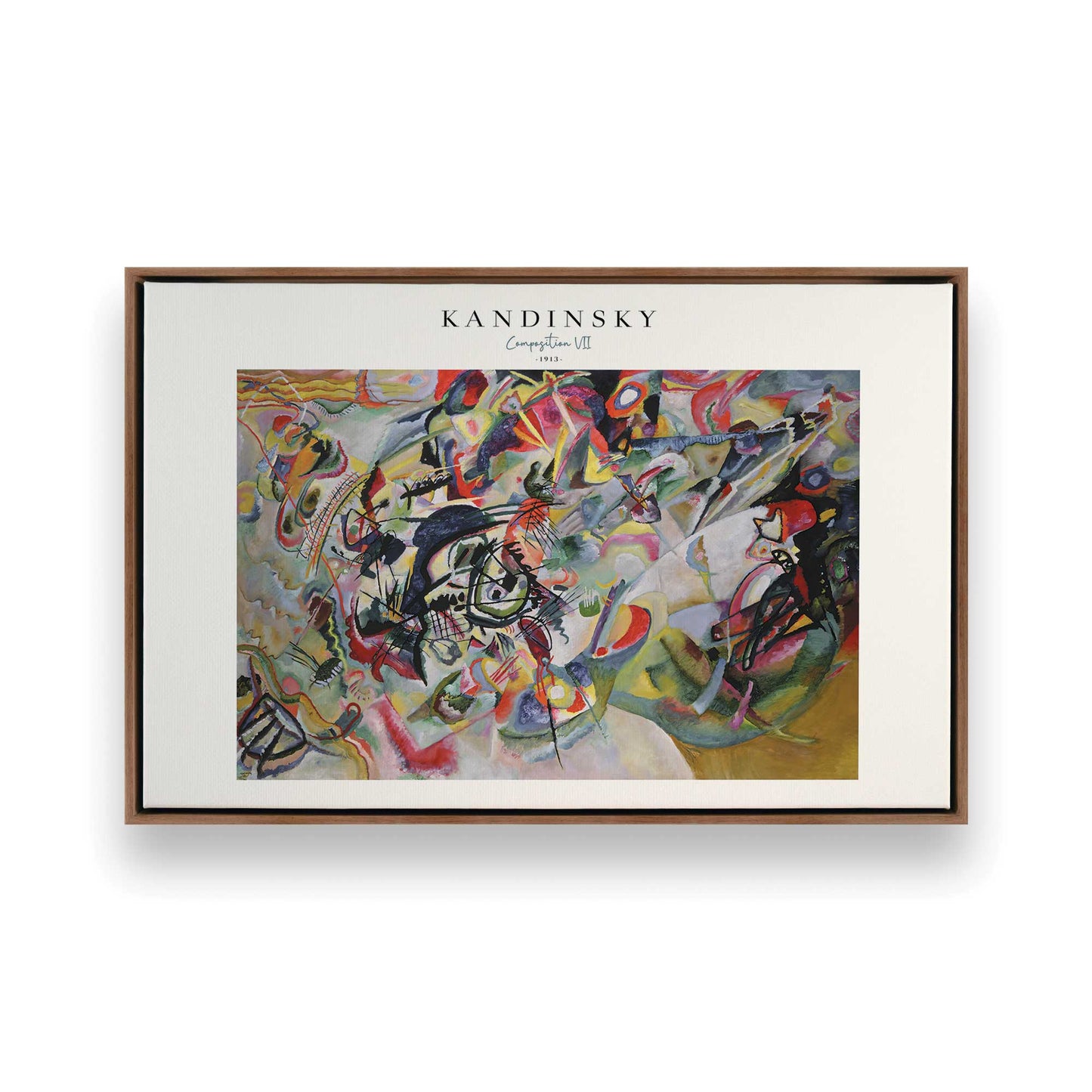 [Color:Walnut], Picture of art in a Walnut frame