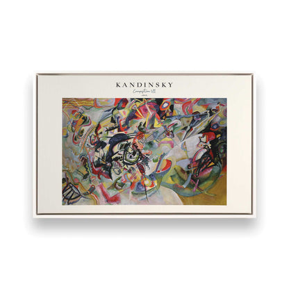 [Color:Opaque White], Picture of art in a White frame