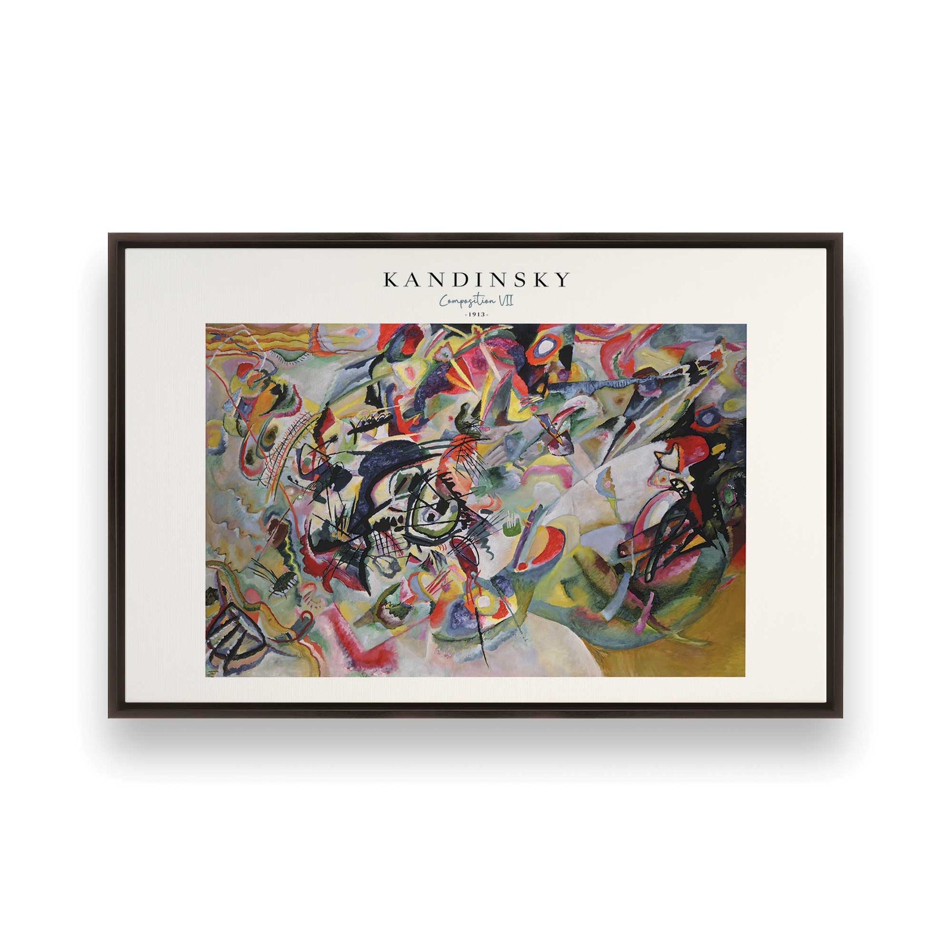 [Color:Espresso], Picture of art in a Espresso frame
