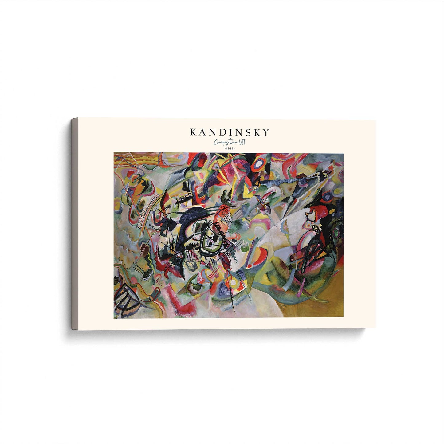 [Color:Stretched Canvas], Picture of art at an angle