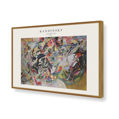 [Color:Polished Gold], Picture of art in a Polished Gold frame of the corner