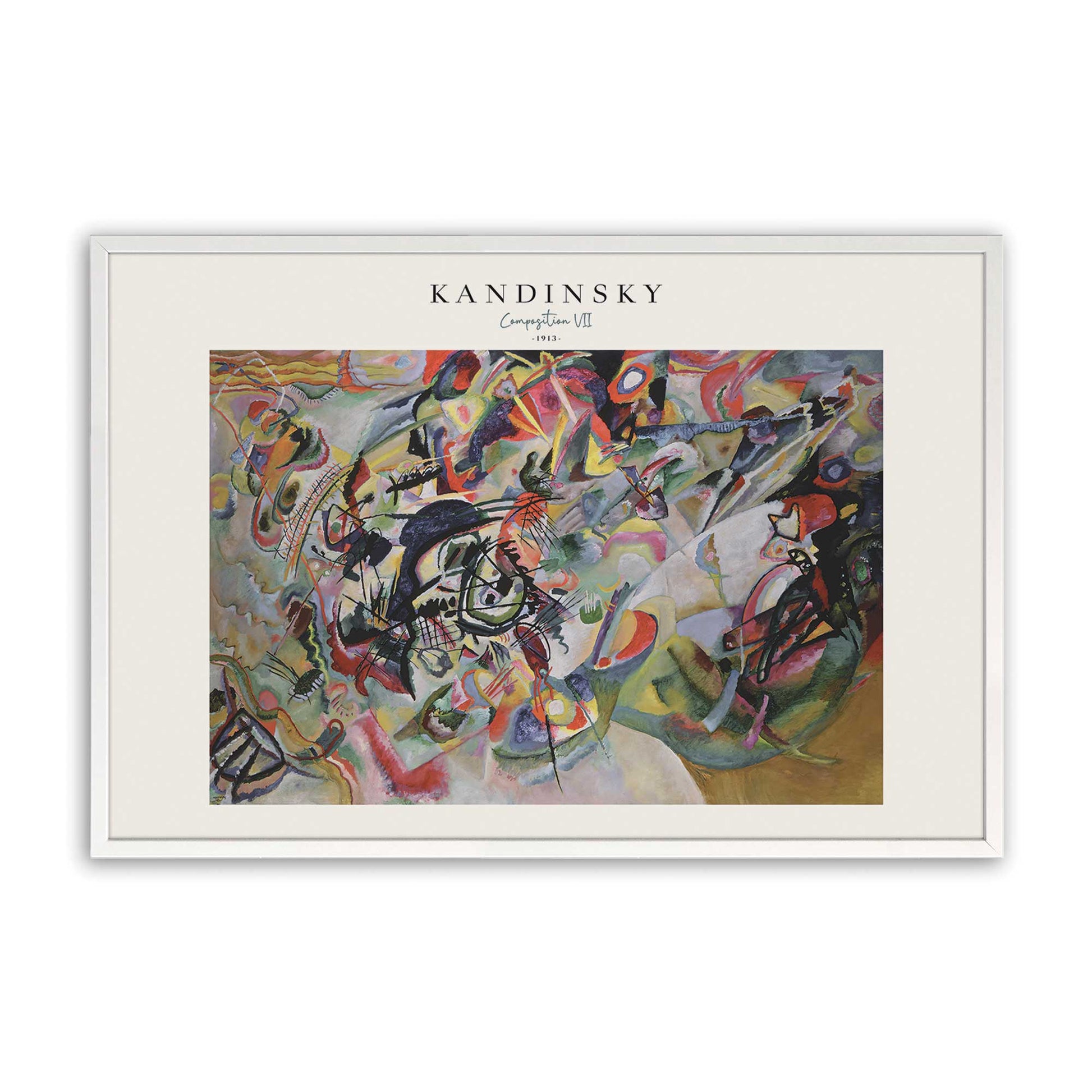 [Color:Opaque White], Picture of art in a Opaque White frame