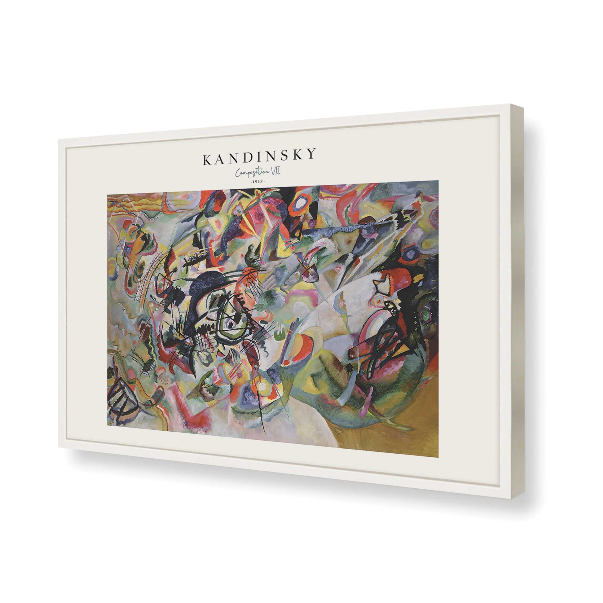 [Color:Opaque White], Picture of art in a Opaque White frame of the corner