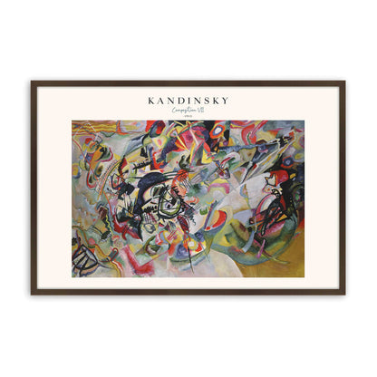 [Color:Belvinder Brown], Picture of art in a Belvinder Brown frame