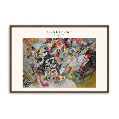 [Color:Walnut], Picture of art in a Walnut frame