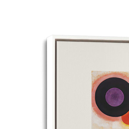 [Color:Opaque White], Picture of art in a White frame at an angle