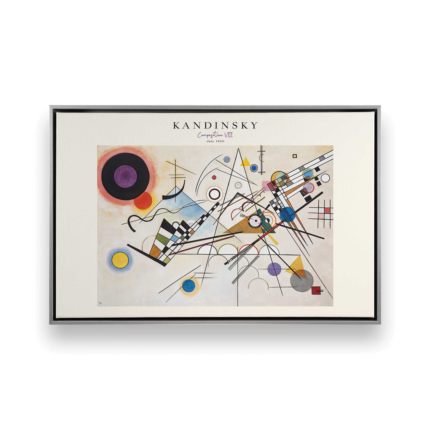 [Color:Polished Chrome], Picture of art in a Polished Chrome frame