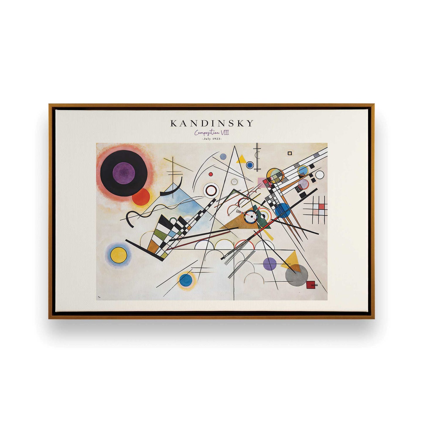 [Color:Polished Gold], Picture of art in a Polished Gold frame