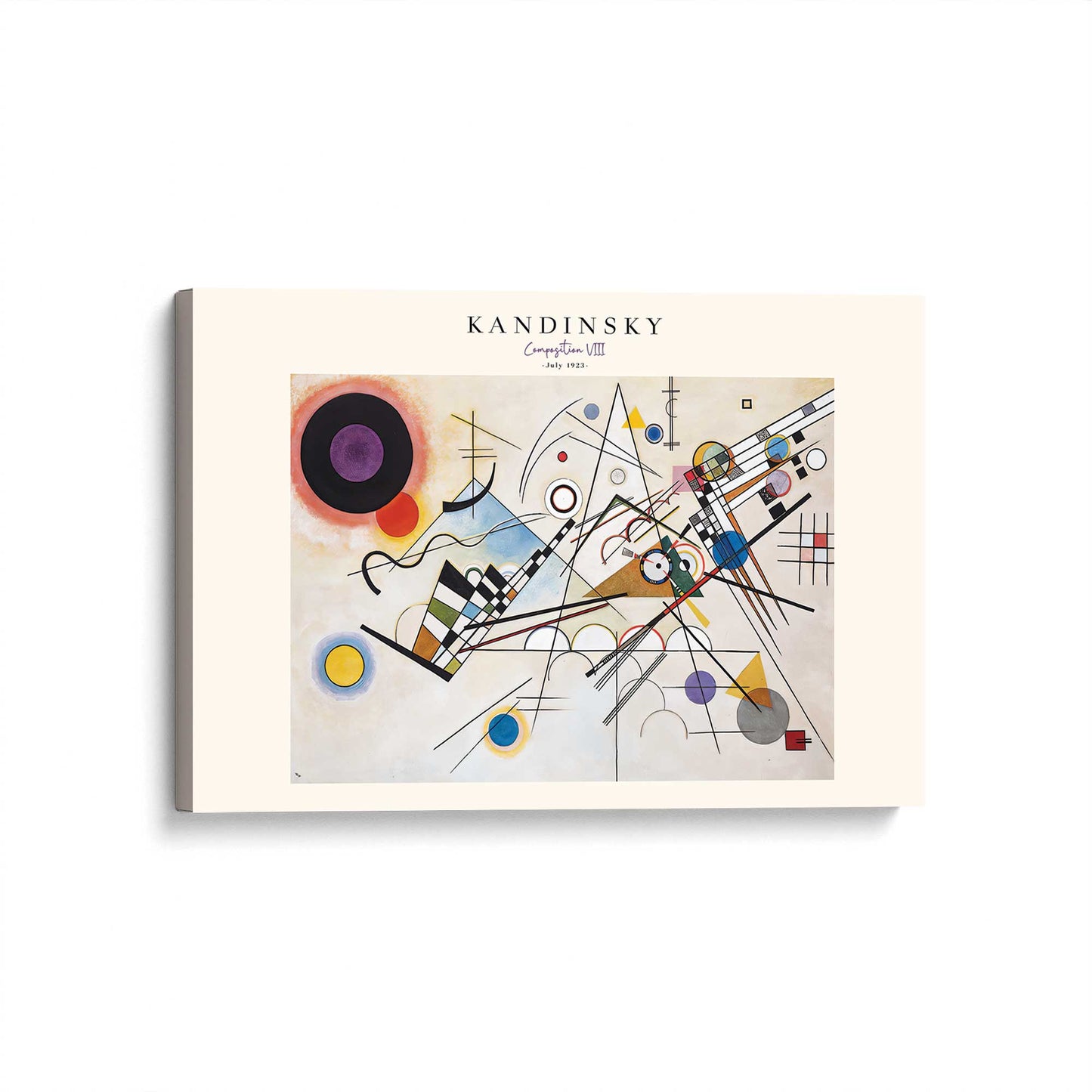 [Color:Stretched Canvas], Picture of art at an angle