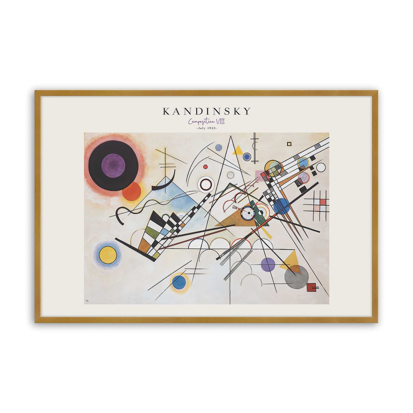 [Color:Polished Gold], Picture of art in a Polished Gold frame