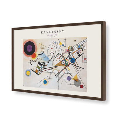 [Color:Belvinder Brown], Picture of art in a Belvinder Brown frame of the corner