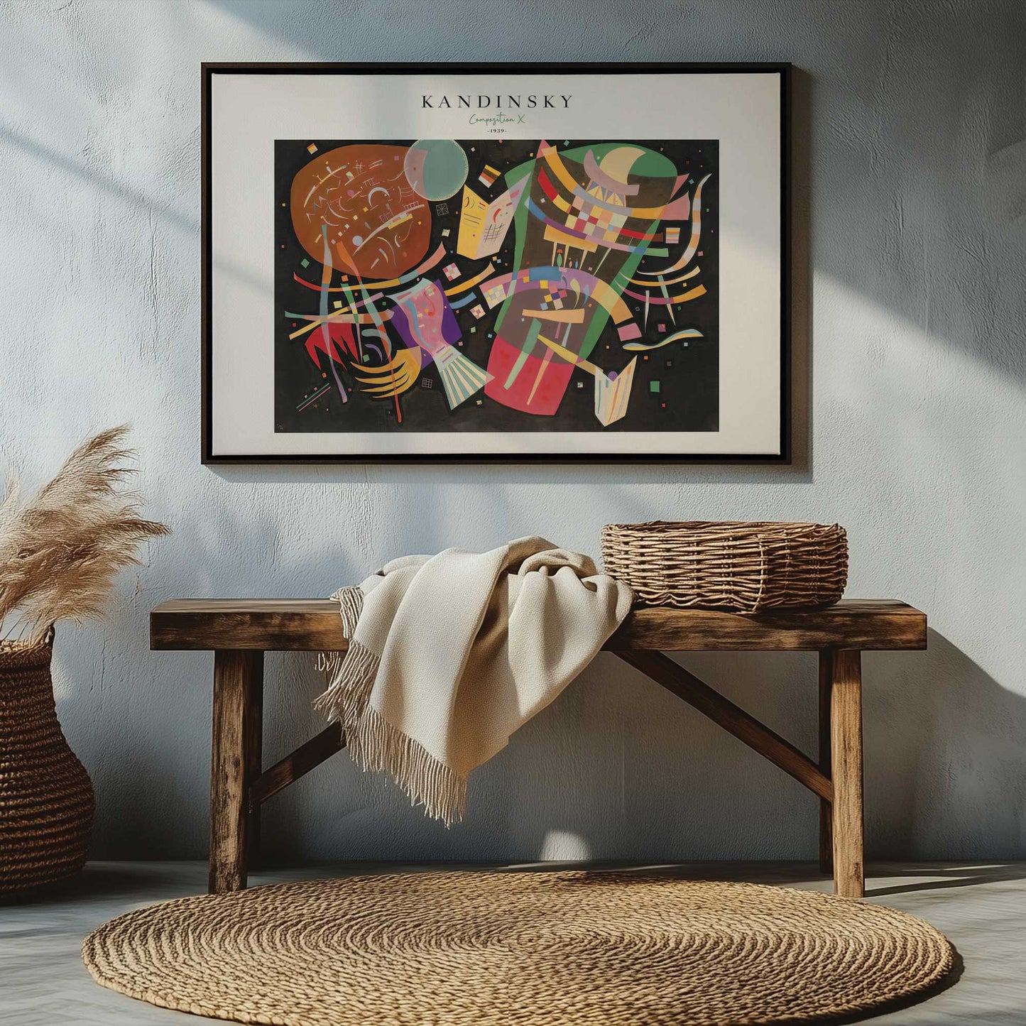 Picture of art in a room