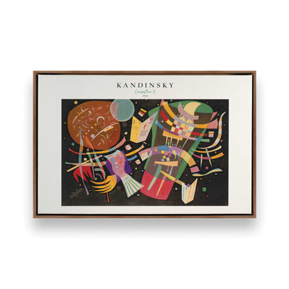 [Color:Walnut], Picture of art in a Walnut frame