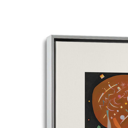 [Color:Polished Chrome], Picture of art in a Polished Chrome frame at an angle