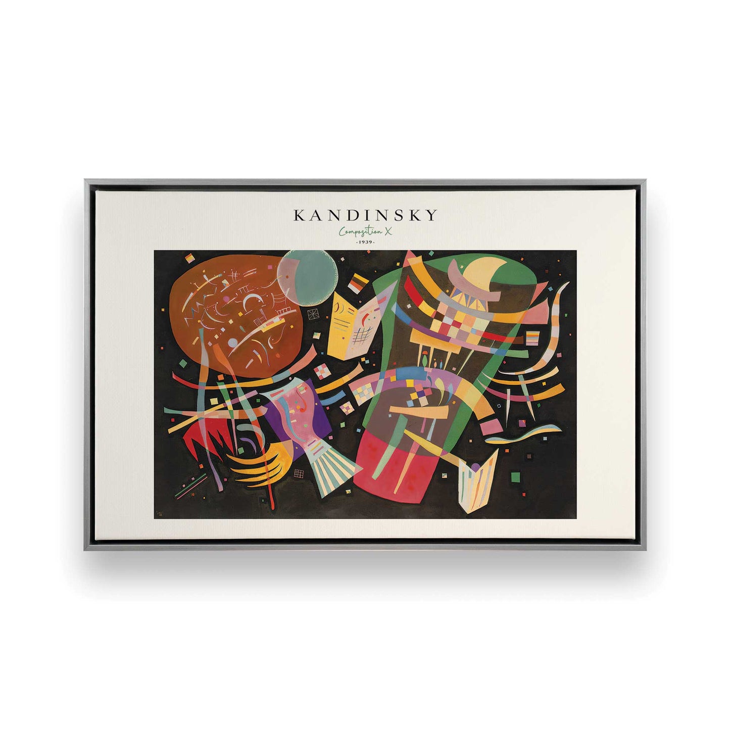 [Color:Polished Chrome], Picture of art in a Polished Chrome frame