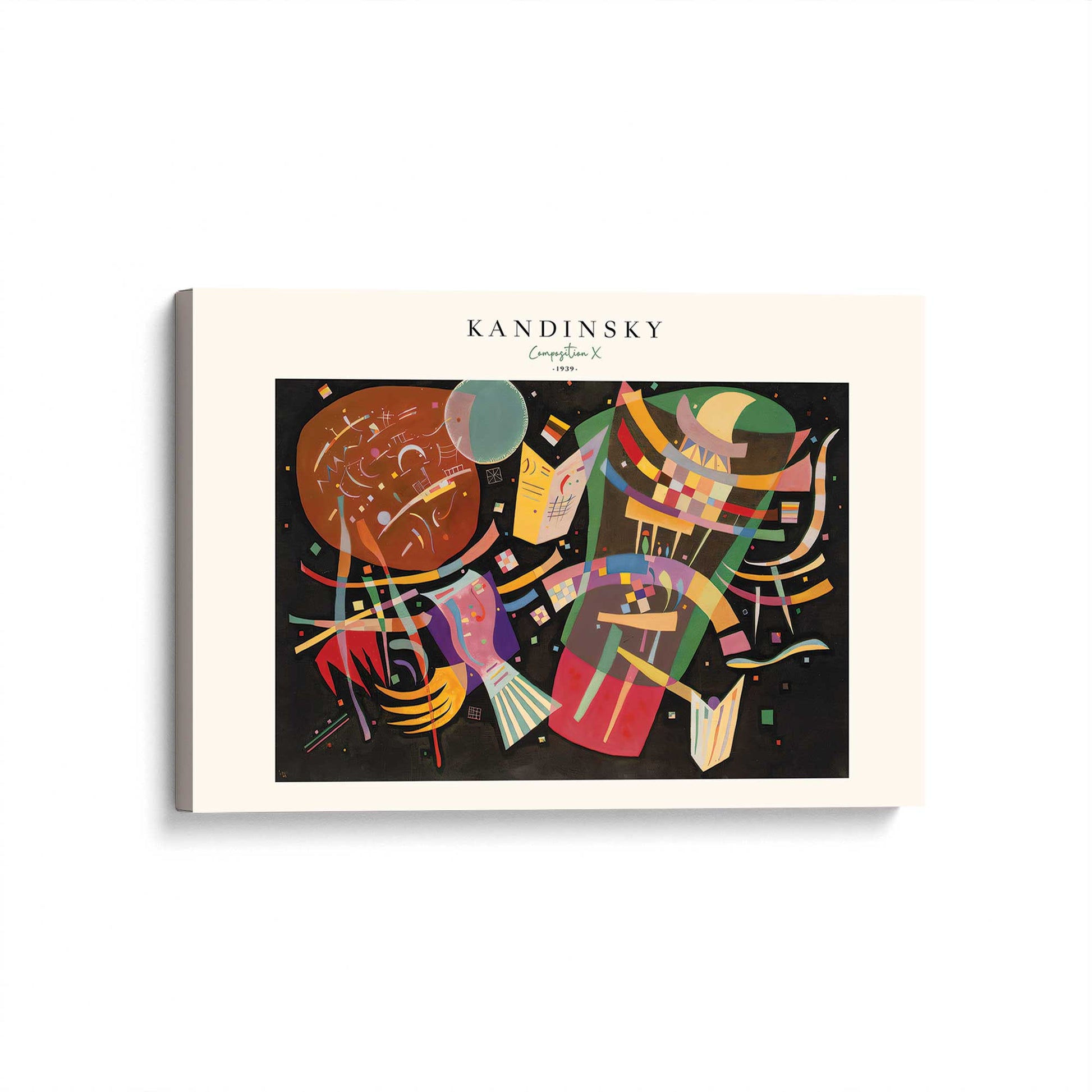 [Color:Stretched Canvas], Picture of art at an angle