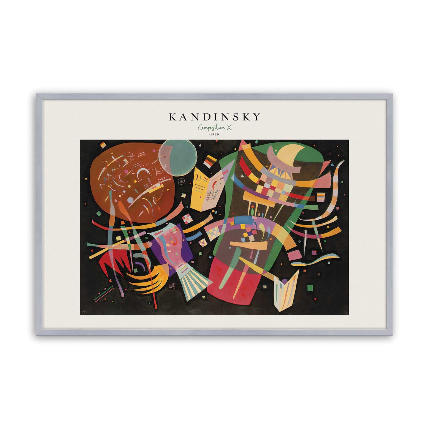 [Color:Polished Chrome], Picture of art in a Polished Chrome frame