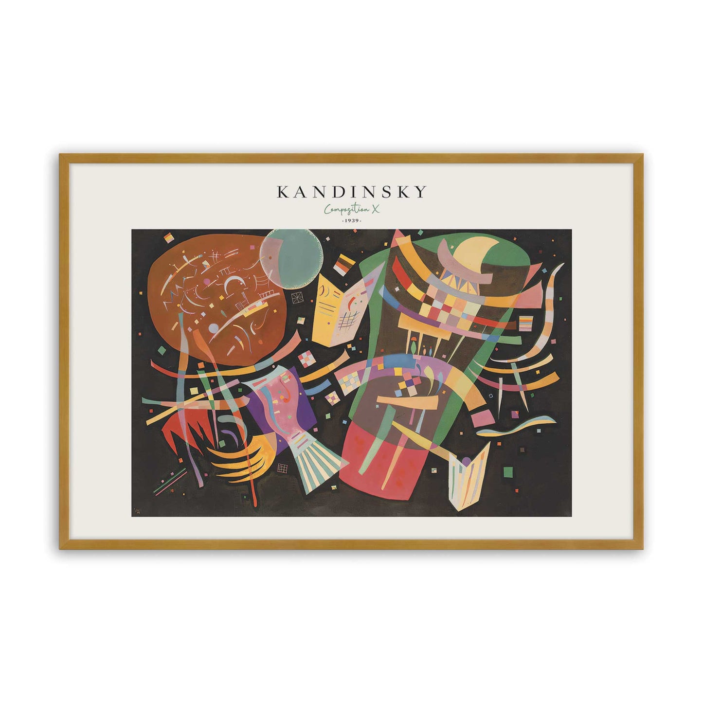 [Color:Polished Gold], Picture of art in a Polished Gold frame