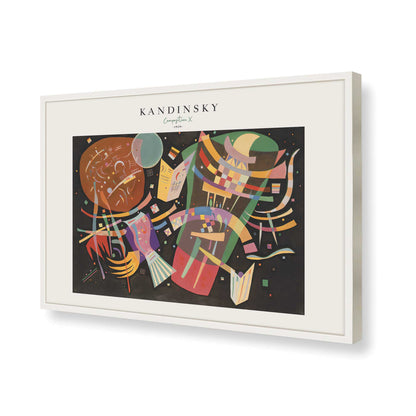 [Color:Opaque White], Picture of art in a Opaque White frame of the corner