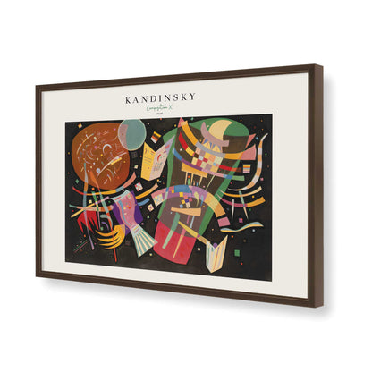 [Color:Belvinder Brown], Picture of art in a Belvinder Brown frame of the corner