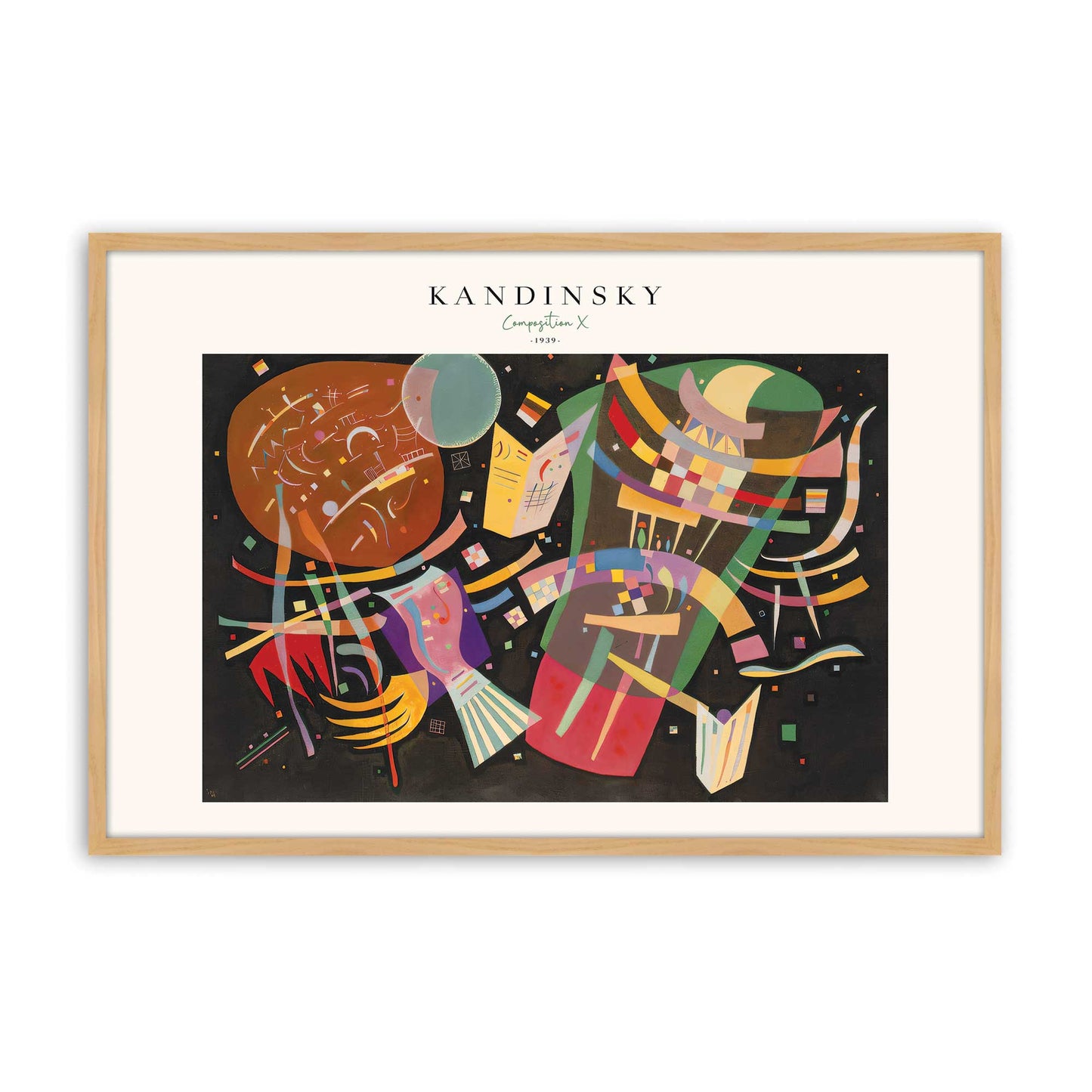 [Color:American Maple], Picture of art in a American Maple frame