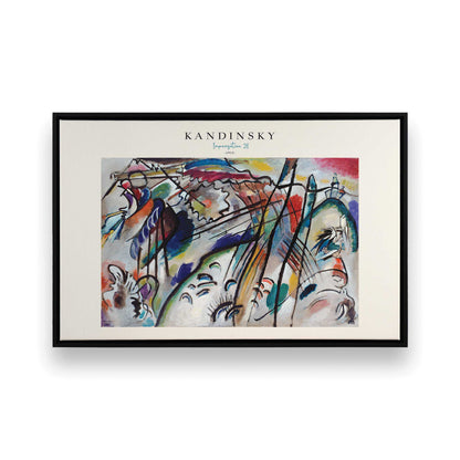 [Color:Satin Black], Picture of art in a Satin Black frame