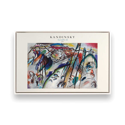 [Color:Opaque White], Picture of art in a White frame