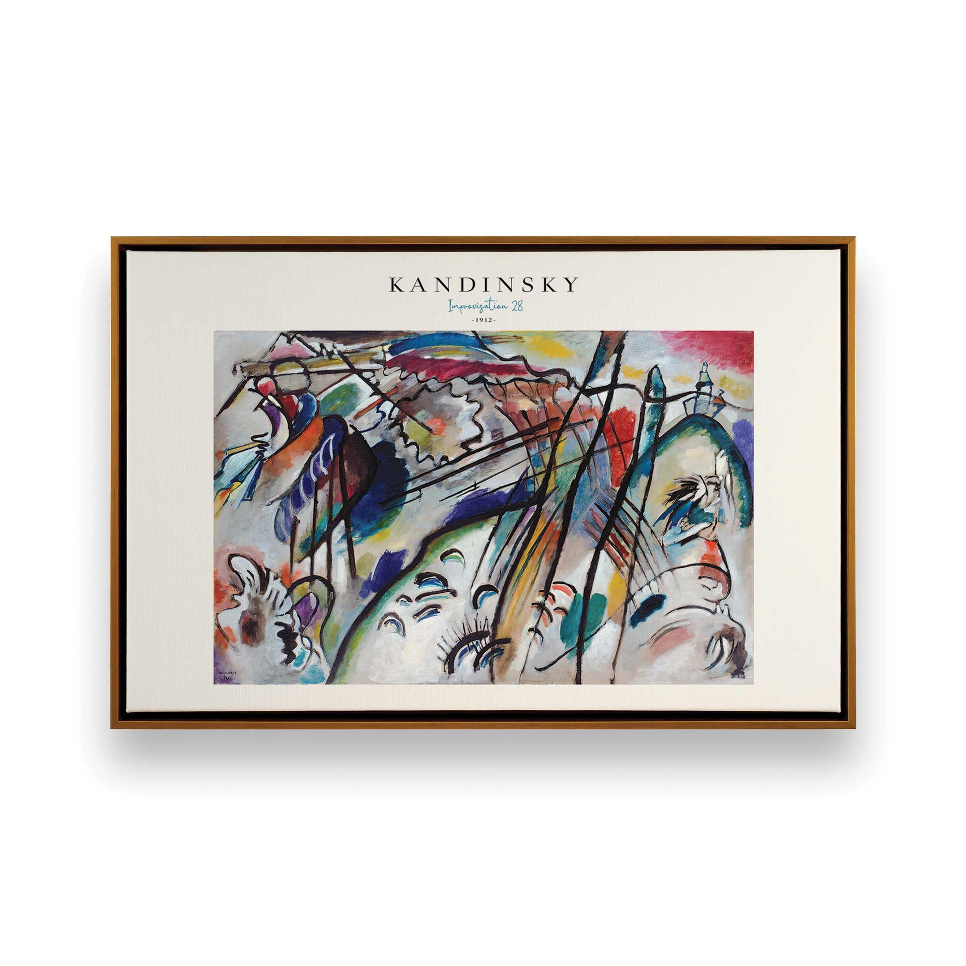 [Color:Polished Gold], Picture of art in a Polished Gold frame