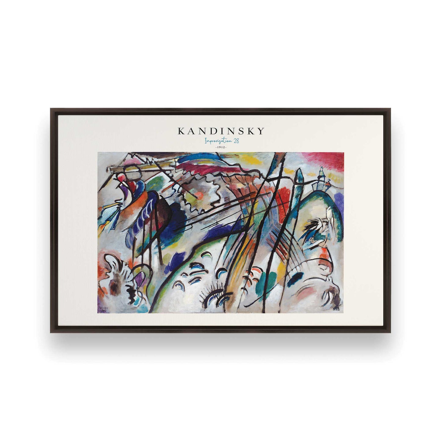 [Color:Espresso], Picture of art in a Espresso frame