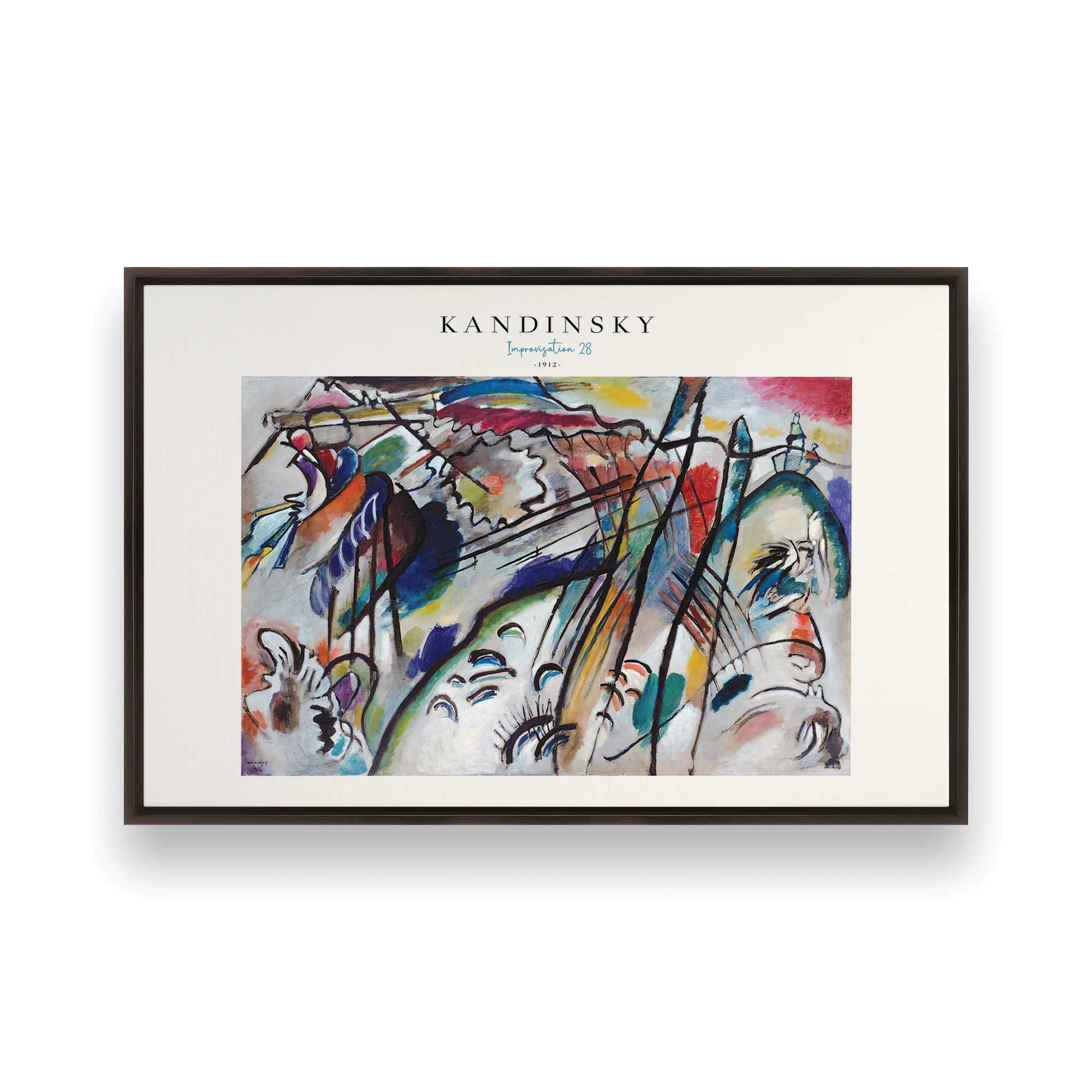 [Color:Espresso], Picture of art in a Espresso frame
