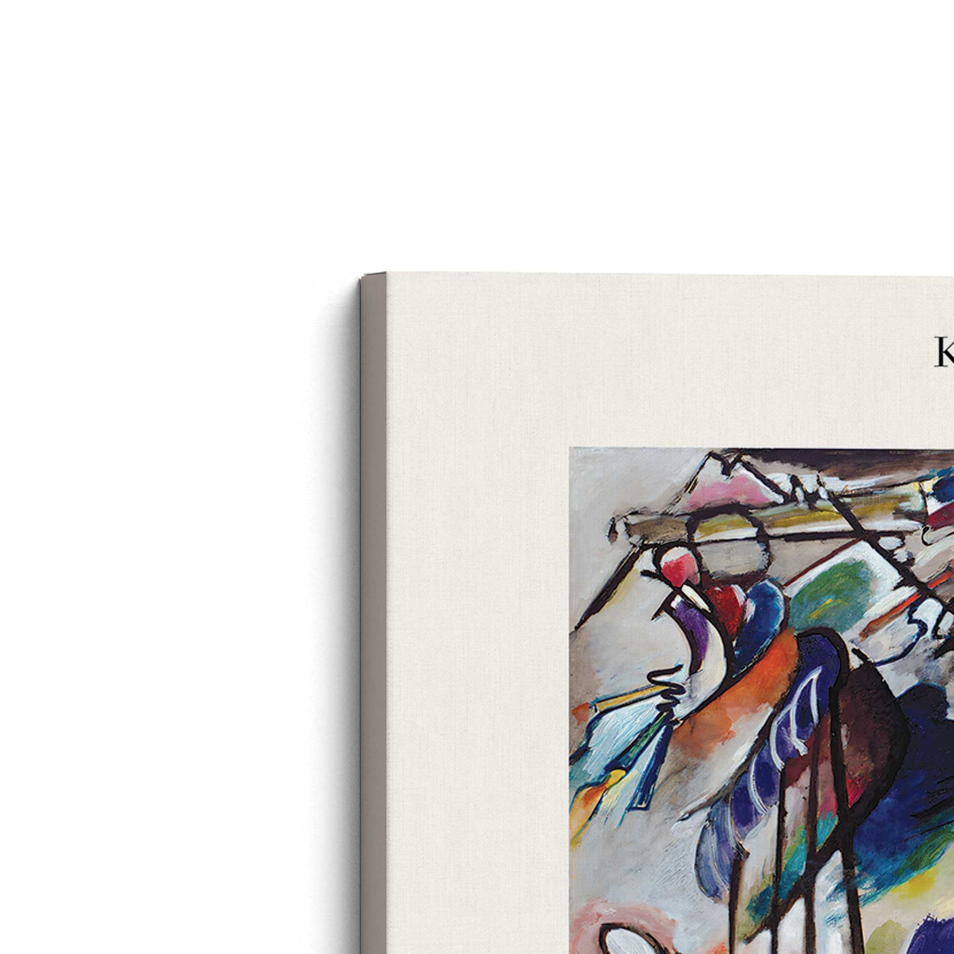 [Color:Stretched Canvas], Picture of the corner of the art