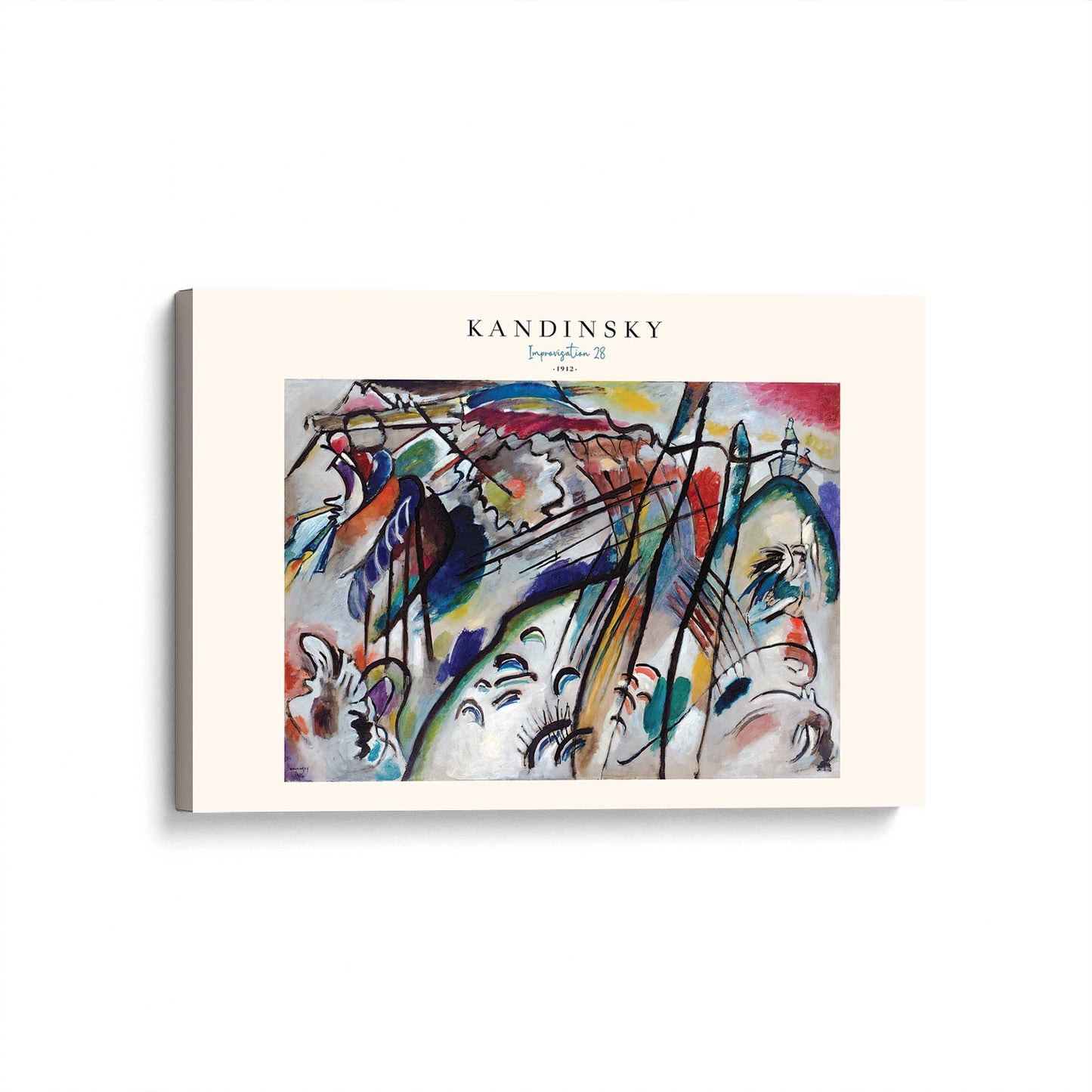 [Color:Stretched Canvas], Picture of art at an angle